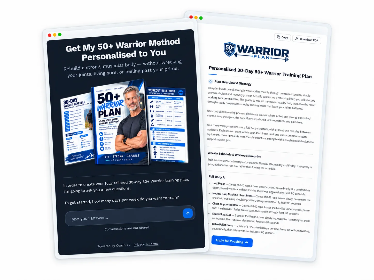 50+ Warrior Method demo
